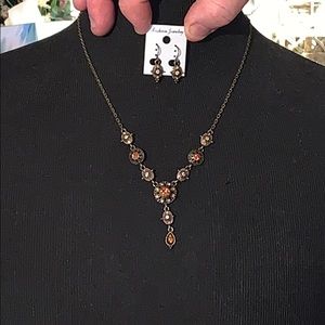 Estate necklace and earrings